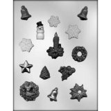 新入荷/アメリカ製クリスマスアソートチョコレート型入荷