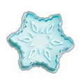 バネ式スタンプクッキー型　雪の結晶（ライトブルー）