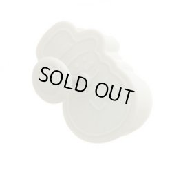 画像1: バネ式スタンプクッキー型　雪だるま（ホワイト）