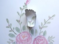 画像1: ミニクッキー型 足 4.5cm
