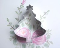 画像1: クッキー型 スタークリスマスツリー 10cm