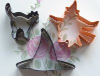 画像1: 在庫処分セール品/カラークッキー型 お買い得ハロウィンセット 7種類 透明ケース入り