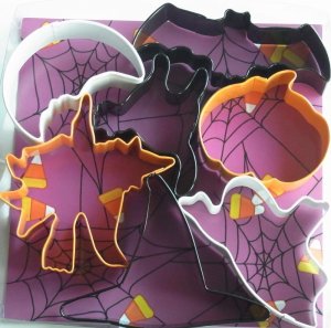 画像2: 在庫処分セール品／カラークッキー型　お買い得ハロウィンセット　7種類　透明ケース入り (2)