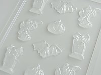 画像1: チョコレート型 ハロウィンの仲間たち 4種類
