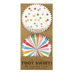 画像1: MeriMeri　ベーキングカップ　TOOT SWEET　マルチカラー　48枚入　　　　　　　　　　　　　　　　　　　　　　　　　　　