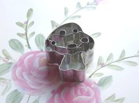 画像1: ドイツ/Stadter(ステンレス) クッキー型 キノコII 5cm