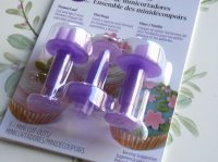 画像1: Wilton バネ式抜き型セット ミニフラワー 3種類
