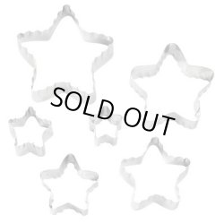 画像1: Wilton　ダブルサイド抜き型セット（ステンレス）　星　6個入