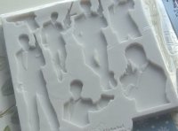 画像2: オーストリア製/シュガークラフト/シリコン抜き型 シークレットエージェント 7種類
