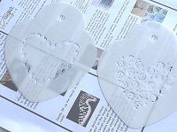 画像1: Sサイズ/ステンシルセット ミニハート 4種類