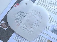 画像1: Mサイズ/ステンシルセット Valentineデザインハート 3種類