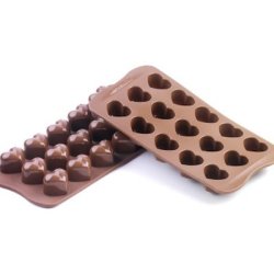 画像3: 訳ありセール品／イタリア製　シリコンモールド　ハート/モナムール　（深め）