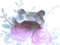 画像1: ドイツ/Stadter(ステンレス) クッキー型 ドッグボーン6cm