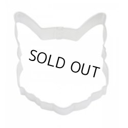 画像1: クッキー型　猫の顔　