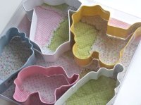 画像1: セール品/カラークッキー型セット ベビーシャワー 5種類