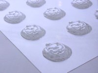 画像1: チョコレート型 ミニお化けのカボチャ 18個取