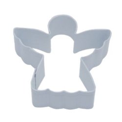 画像1: カラークッキー型　　天使　（ホワイト）