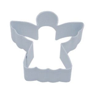画像1: カラークッキー型　　天使　（ホワイト） (1)