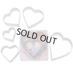 画像1: セール品／クッキー型セット　ハート＆波付ハート　R　5種類