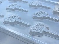 画像1: チョコレート型　ピックタイプ　プリンセスティアラ　8個取