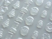画像1: チョコレート型 ミニ クリスマスアイテム 6種類