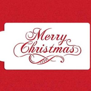 画像2: Lサイズ/ステンシルプレート 　デコラティブメリークリスマス (2)