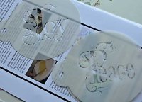 画像1: Mサイズ/ステンシルセット Noel/Joy/Peace 3種類