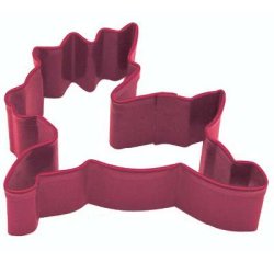 画像1: カラークッキー型　トナカイ　（レッド）