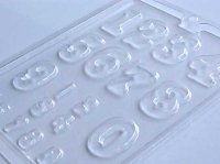 画像2: チョコレート型 数字 大小