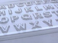 画像2: チョコレート型 アルファベット&☆