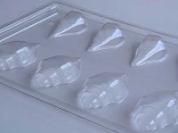 画像1: 3Dチョコレート型 巻貝-M