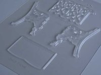画像2: 3Dチョコレート型 ガーデンベンチ