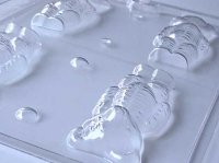 画像1: 3Dチョコレート型 スタンディングテディベア