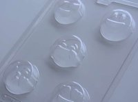 画像1: クッキーサンドチョコレート型 絵文字/顔