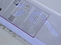 画像1: Lサイズ/ステンシルプレート キャンディケーン&ホリー