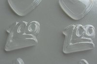 画像1: チョコレート型 おもしろ絵文字 5種類