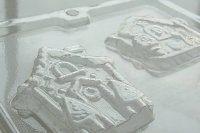 画像1: チョコレート型 ジンジャーブレッドハウス 2種類