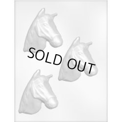 画像1: チョコレート型　馬の顔　3個取