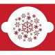 Lサイズ/ステンシルケーキトッププレート　雪の結晶