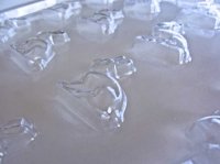 画像2: チョコレート型 ミニうさぎ 20個取