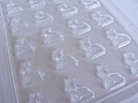 画像3: チョコレート型 ミニうさぎ 20個取