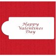 画像1: ステンシルプレート Happy Valentines Day メッセージ (1)