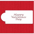 ステンシルプレート Happy Valentines Day メッセージ