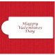 ステンシルプレート Happy Valentines Day メッセージ