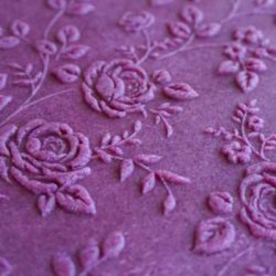 画像1: 木製エンボスローリングピン（ミニ）ワイルドローズ