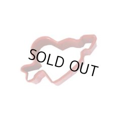 画像1: ミニカラークッキー型（レッド）　ハートの矢（ミニ）