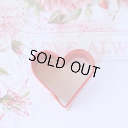 画像2: ミニカラークッキー型（レッド）　ハート（ミニ）