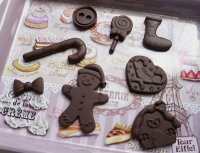 画像2: フランス製 シュガークラフト・チョコレート型 シリコン型 ジンジャー