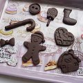 フランス製　シュガークラフト・チョコレート型　シリコン型　ジンジャー