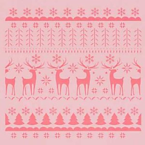 画像2: アメリカ製　ステンシルプレート　ノルディッククリスマス (2)